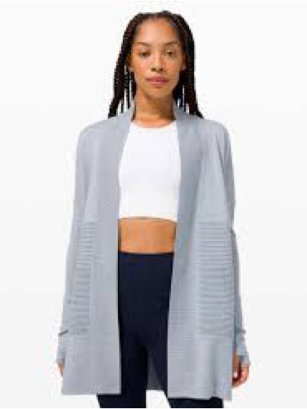 Lululemon Sit In Lotus Wrap II Size 2 Merino Wool Sweater